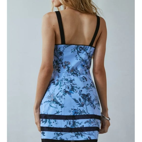 Urban Outfitters Blue Floral Mini Dress - Picture 3 of 3